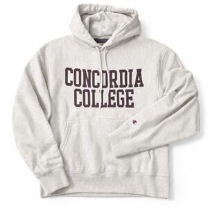 Champion Reverse Weave Hoodie Concordia College Cobbers Men's Small Gray